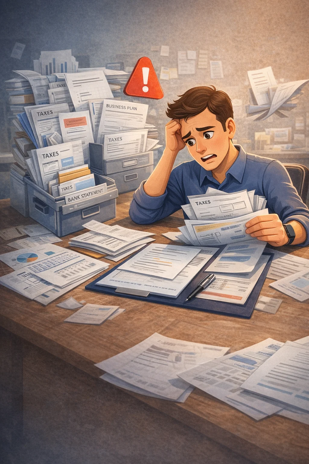 Overwhelmed by missing paperwork